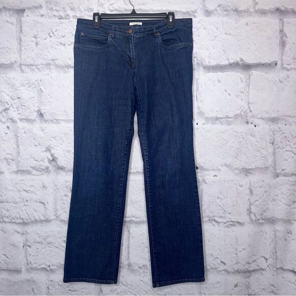 |EUC| EILEEN FISHER High Rise Straight Leg Jeans - Picture 1 of 5
